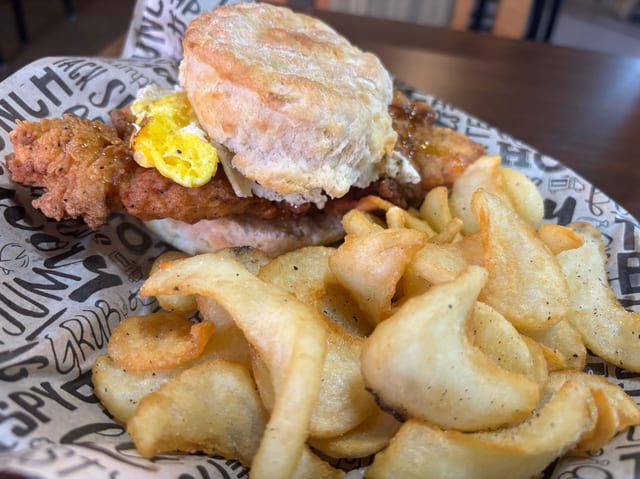 Mother Clucker Biscuit Plate.