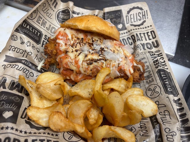 Vodka Parm Sandwich.